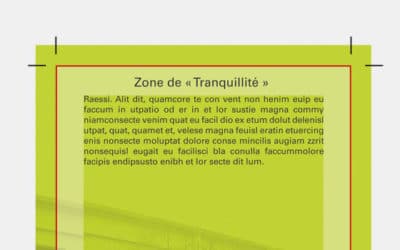 La « zone de tranquillité » pour une impression réussie !