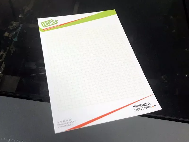 Bloc-note imprimé par DFS+ à Aix-en-Provencebloc-note Bloc-note imprimé par DFS+ à Aix-en-Provence